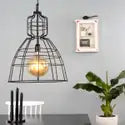 Lampe suspension style industriel noire - Mark III