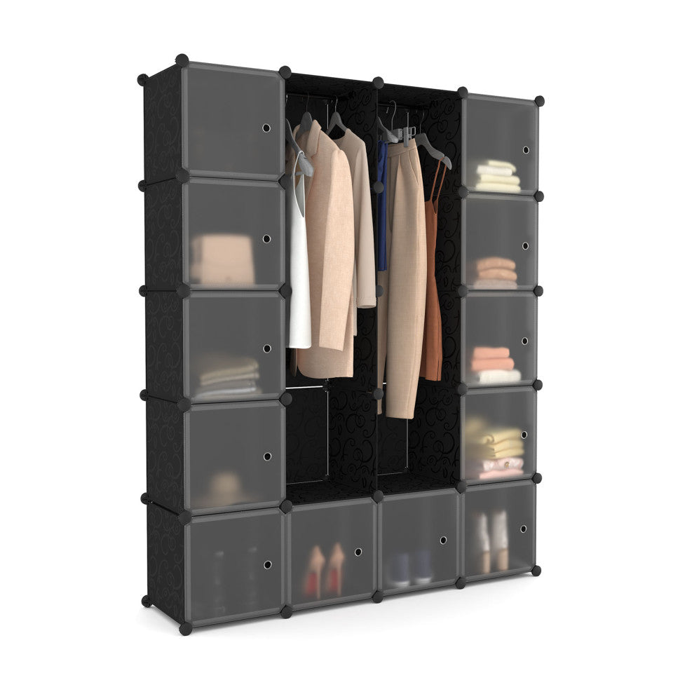 Armoire de rangement multifonction 12 cubes