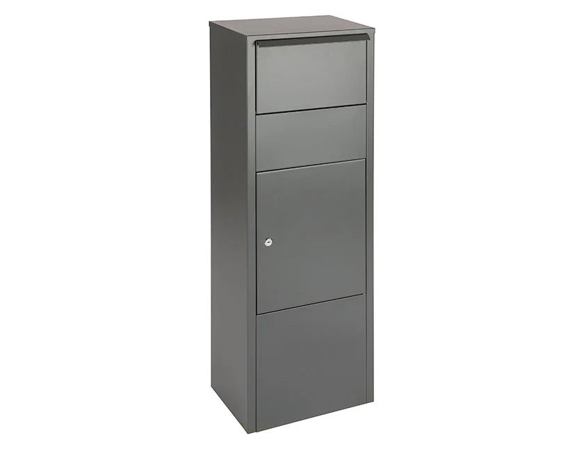 Boîte aux lettres pour paquets Hannovre grise mat