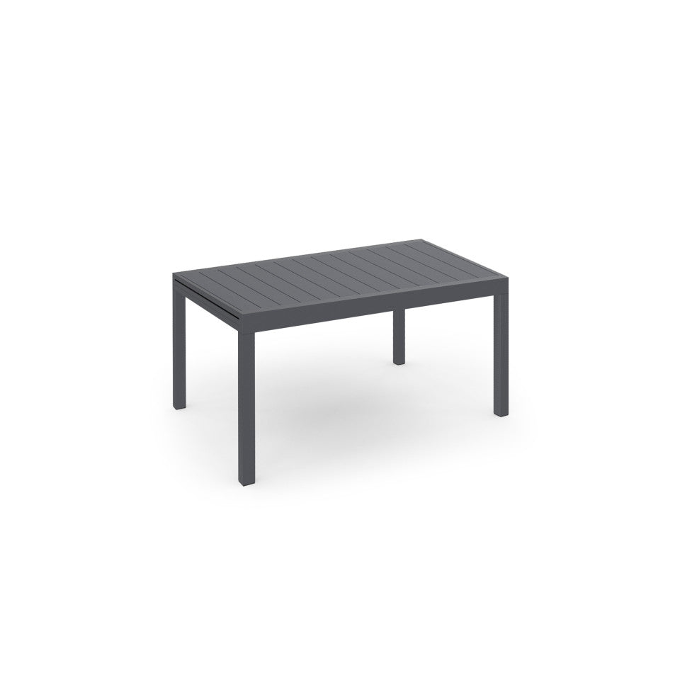 Salon de jardin extensible 12 places en polywood gris