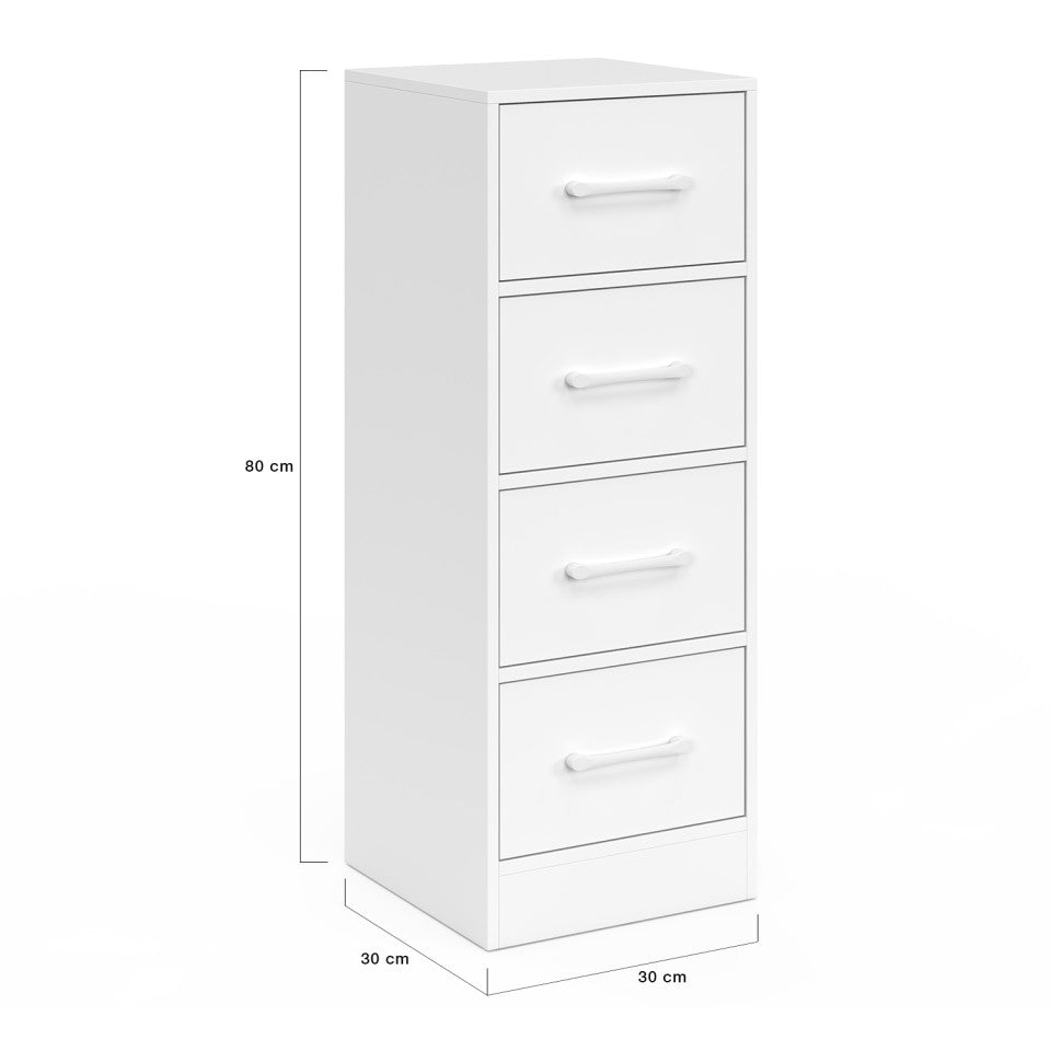 Meuble d'appoint Uma 4 tiroirs