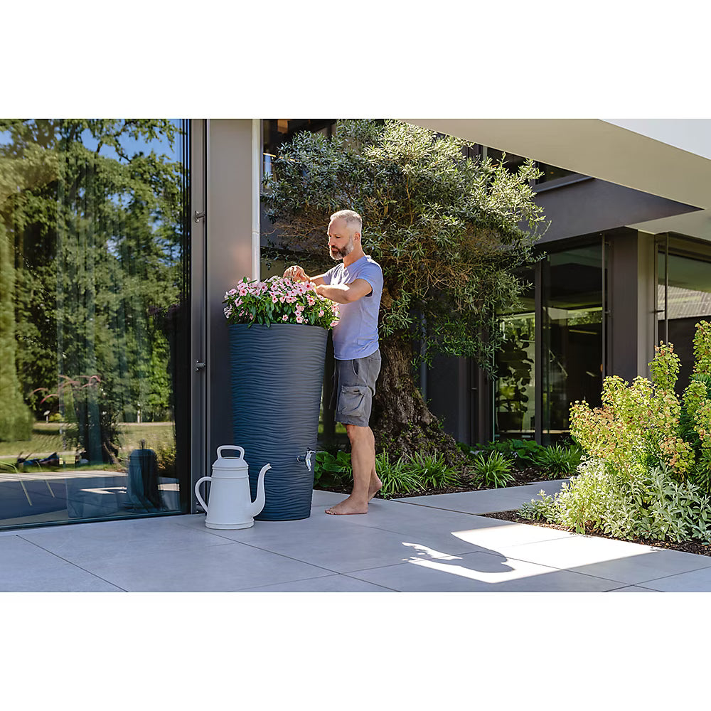 Récupérateur d´eau de pluie Natura 2 en 1 350 L - Graphite
