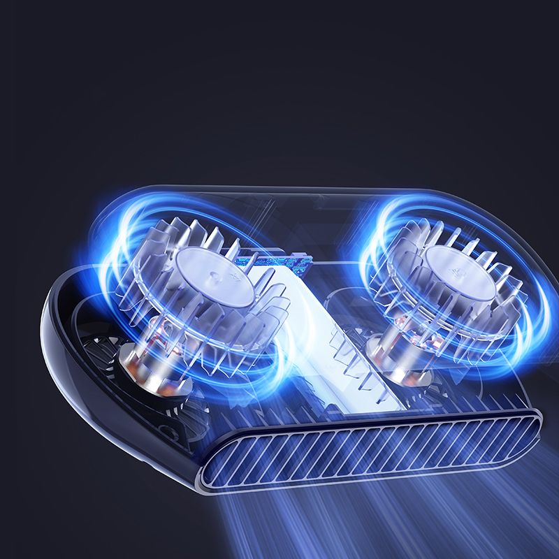 Ventilateur portable compact blanc
