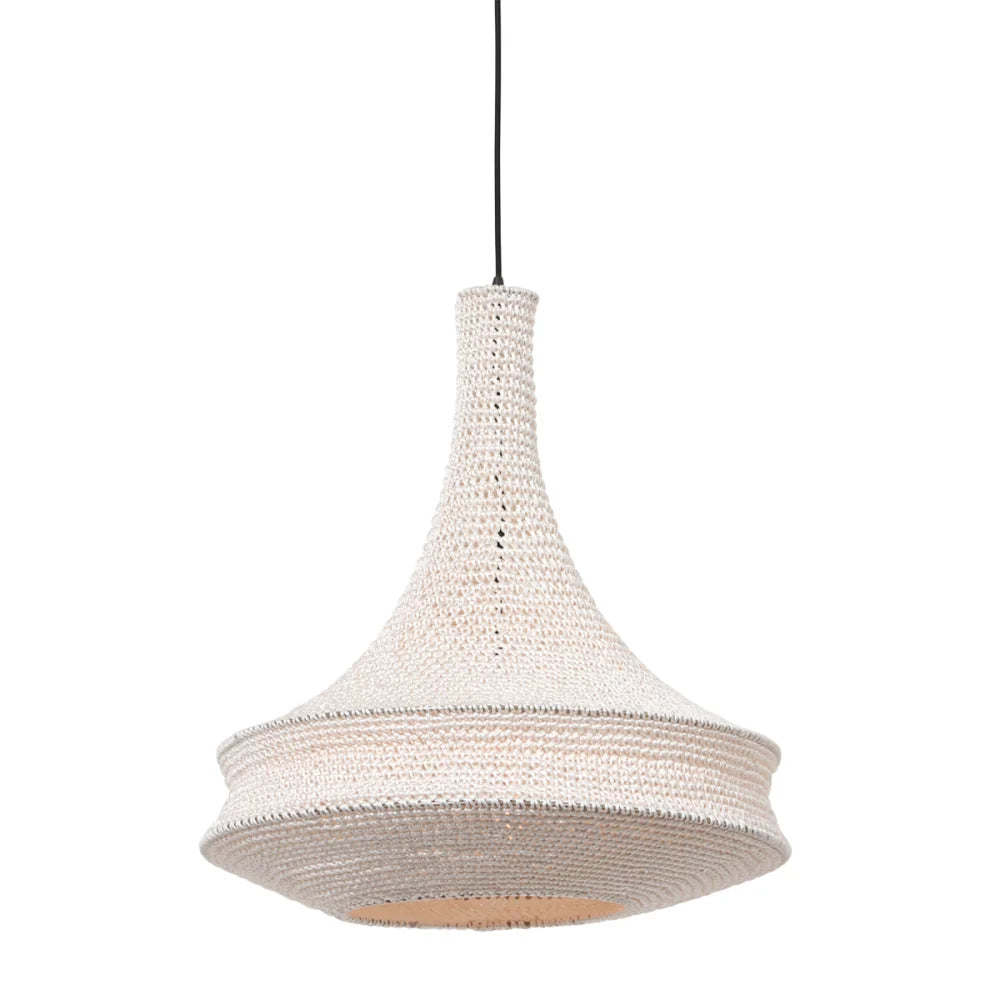Lampe suspension orientale tissée main