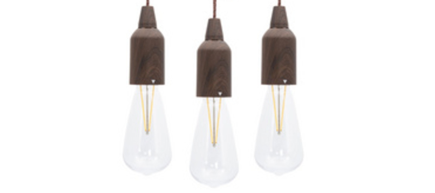 Pack de 2 X 3 lampes LED sans fil rechargeables Copenhague - intérieur & extérieur