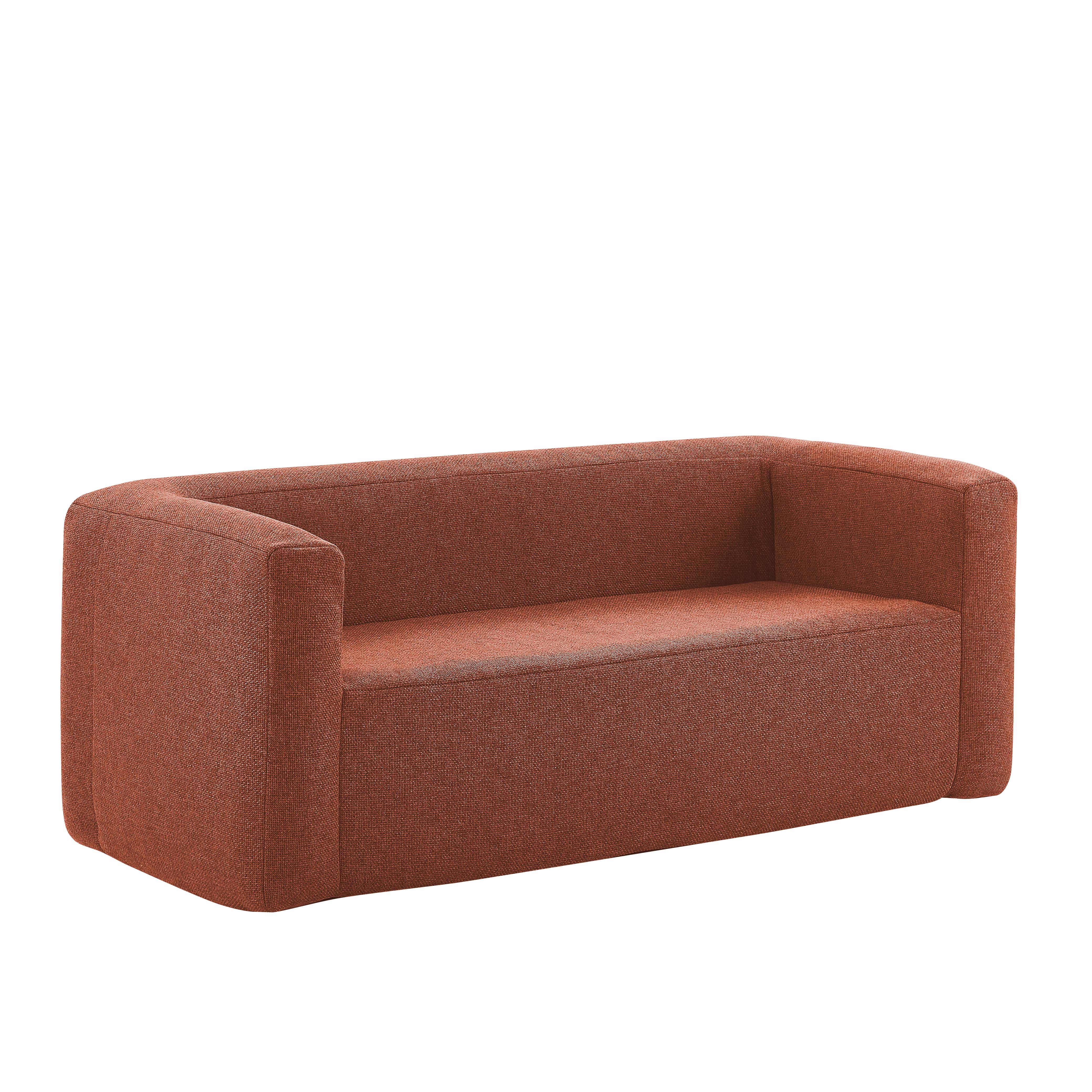 Canapé gonflable 2-3 places Terracotta - Intérieur et extérieur - Couleur Terracotta