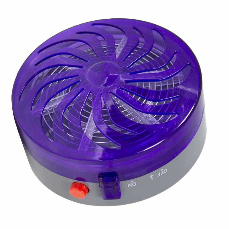 Disque solaire électrique avec lumière bleue anti-insectes