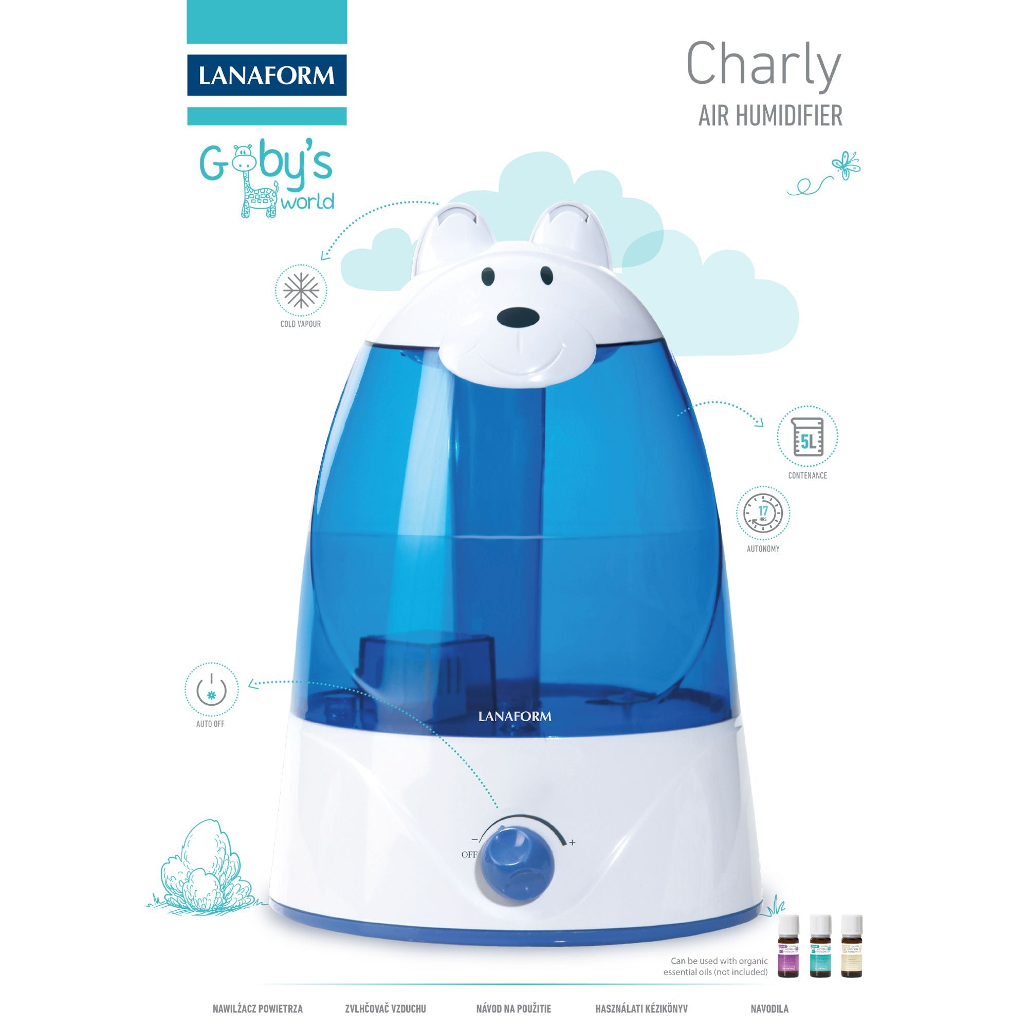Humidificateur d'air pour enfants - Charly