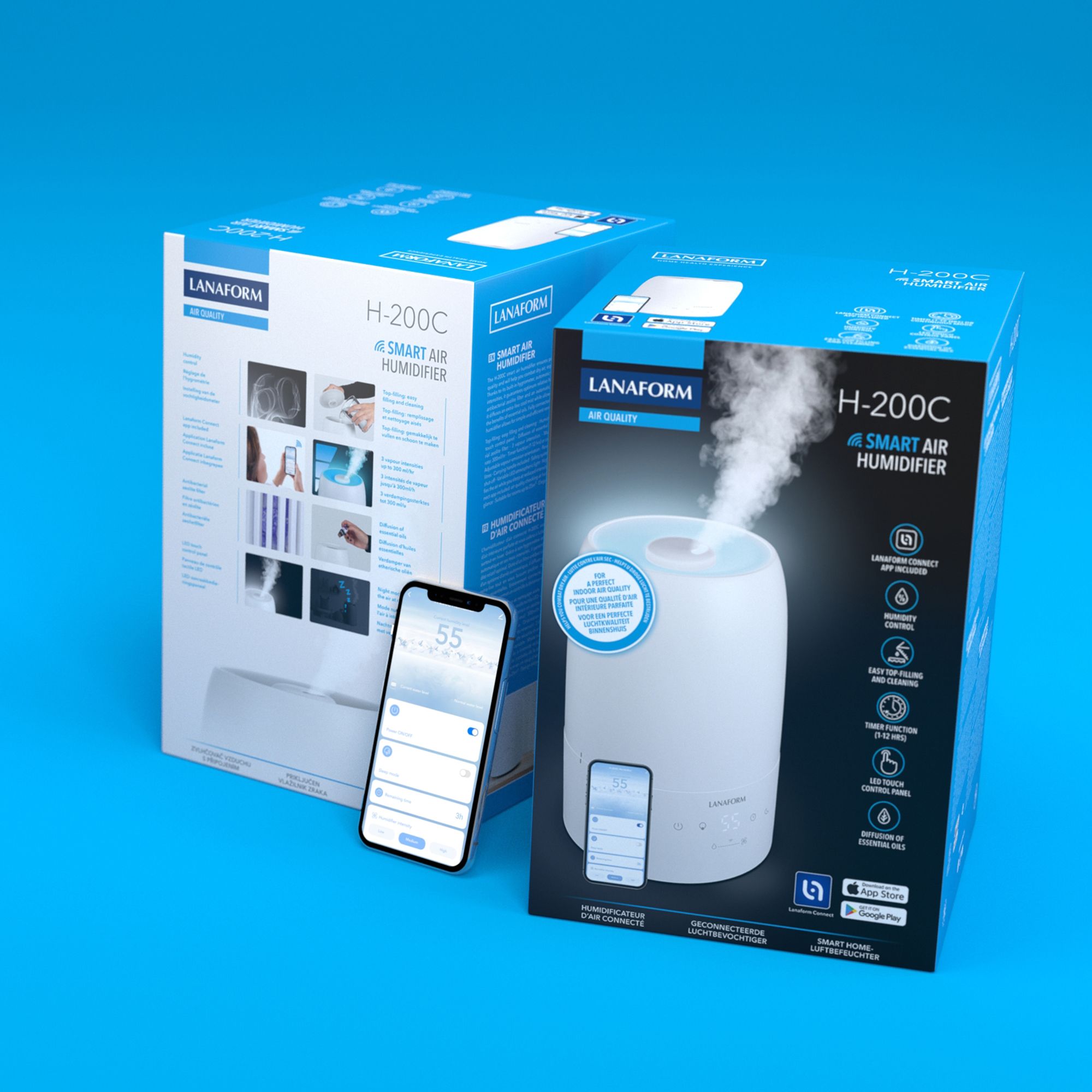Humidificateur d’air intérieur connecté - H200C
