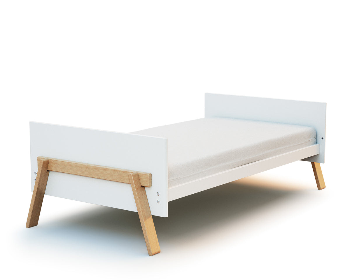 Grand Duo Lit et commode à Langer 3 Tiroirs En Bois Canaille