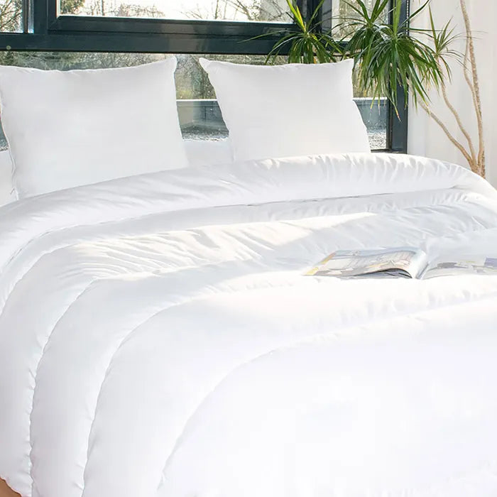 Couette tempérée + Oreillers 100% polyester 60x60 Dimensions - 160 x 200 cm