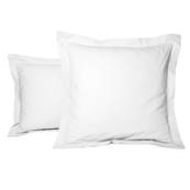 Taie d'oreiller unie - rectangle 50x70cm - percale de coton