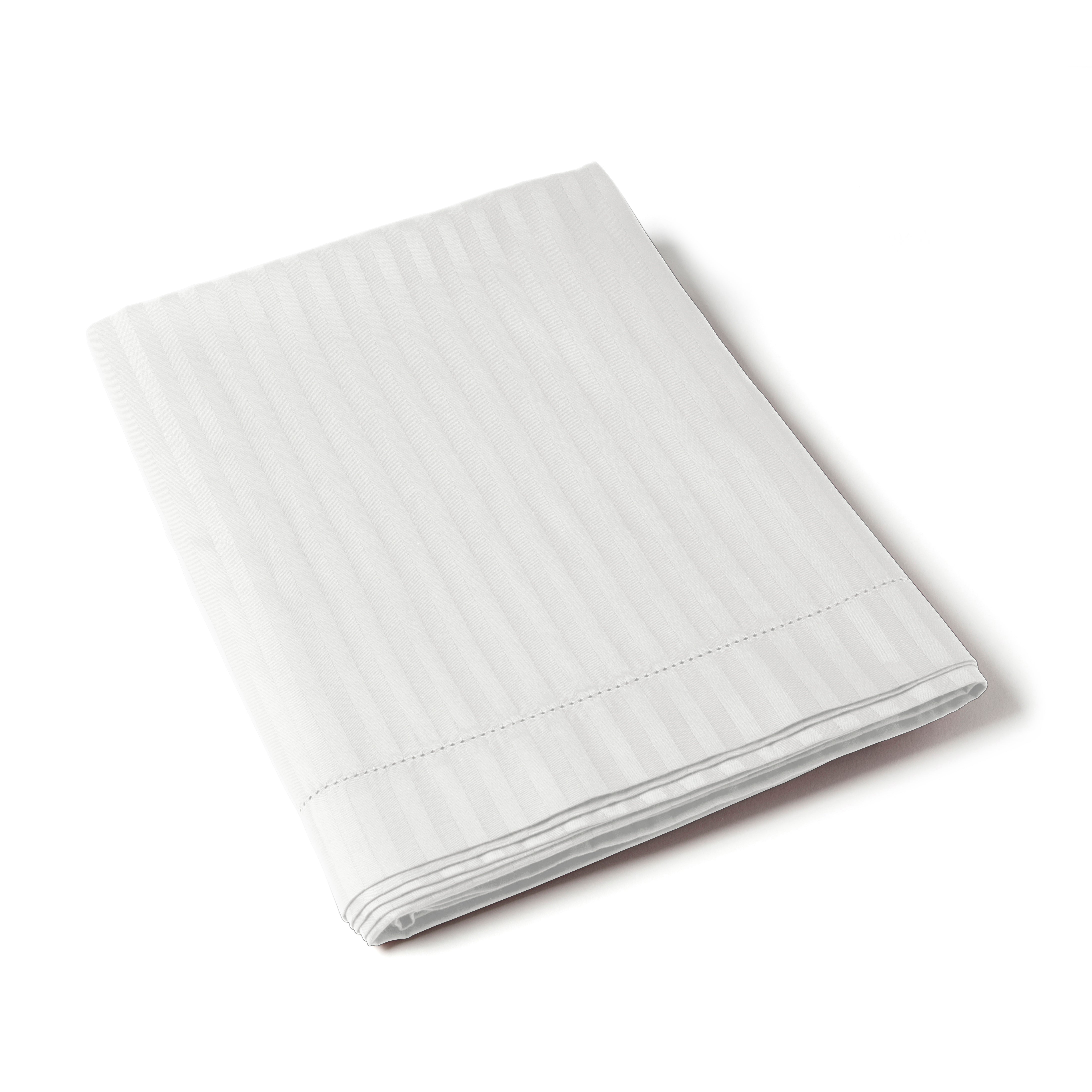 Drap plat - 270x310cm - satin de coton - jour venise