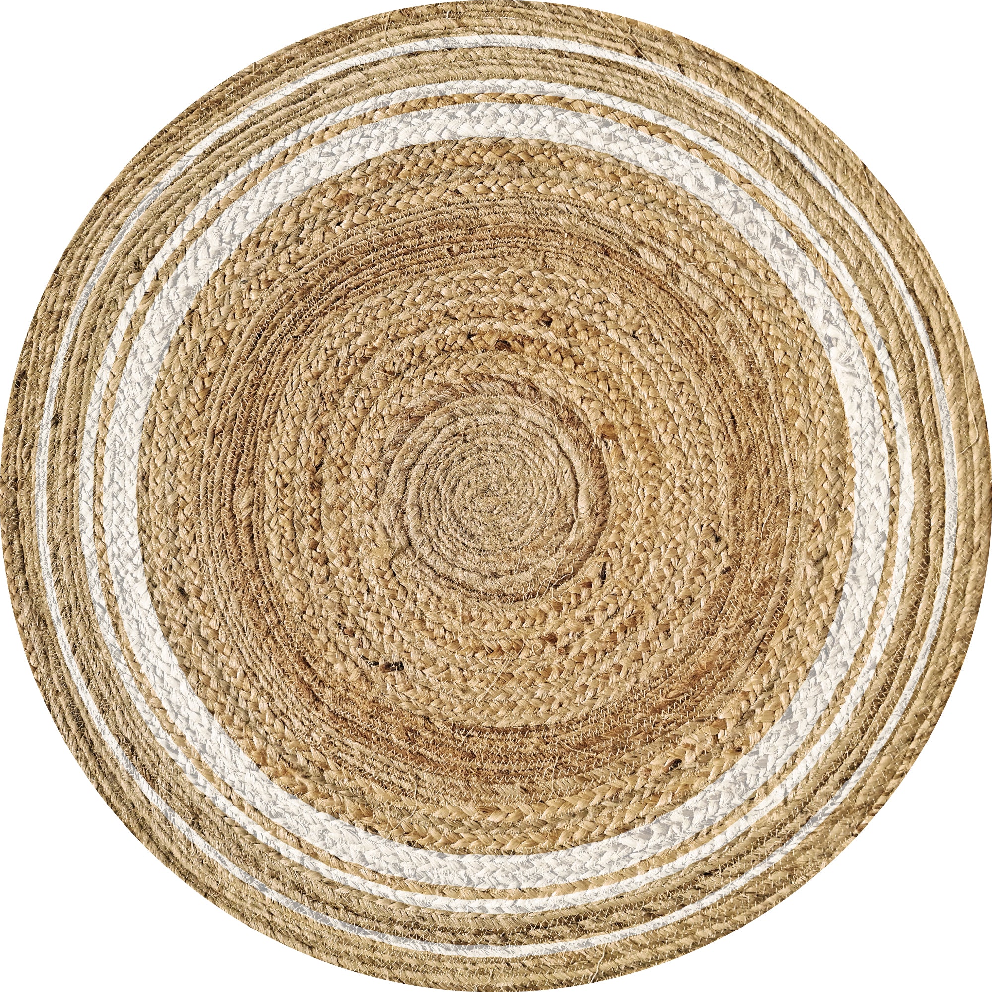 Tapis en vinyle pour intérieur / extérieur - Carthagène blanc