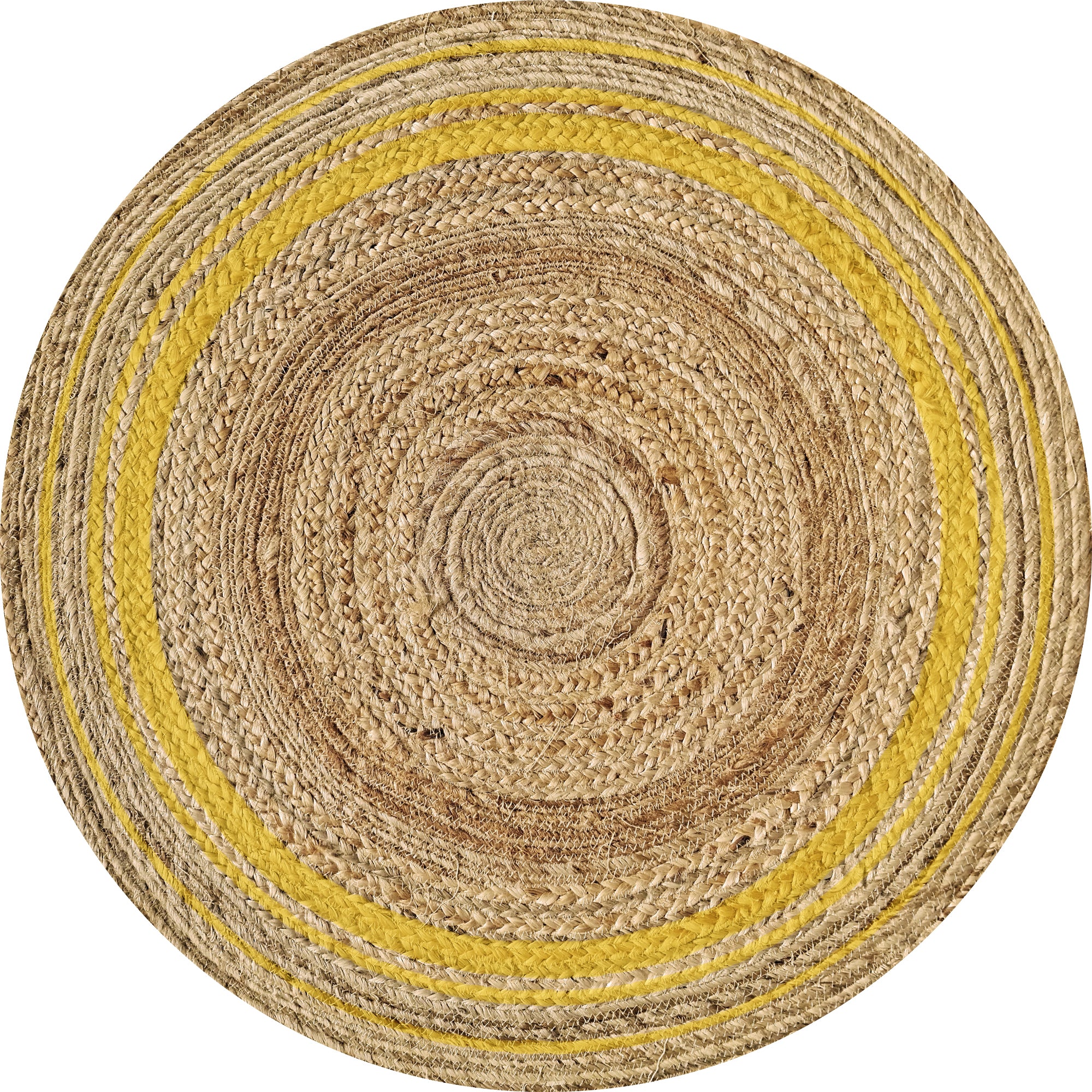 Tapis en vinyle pour intérieur / extérieur - Carthagène jaune