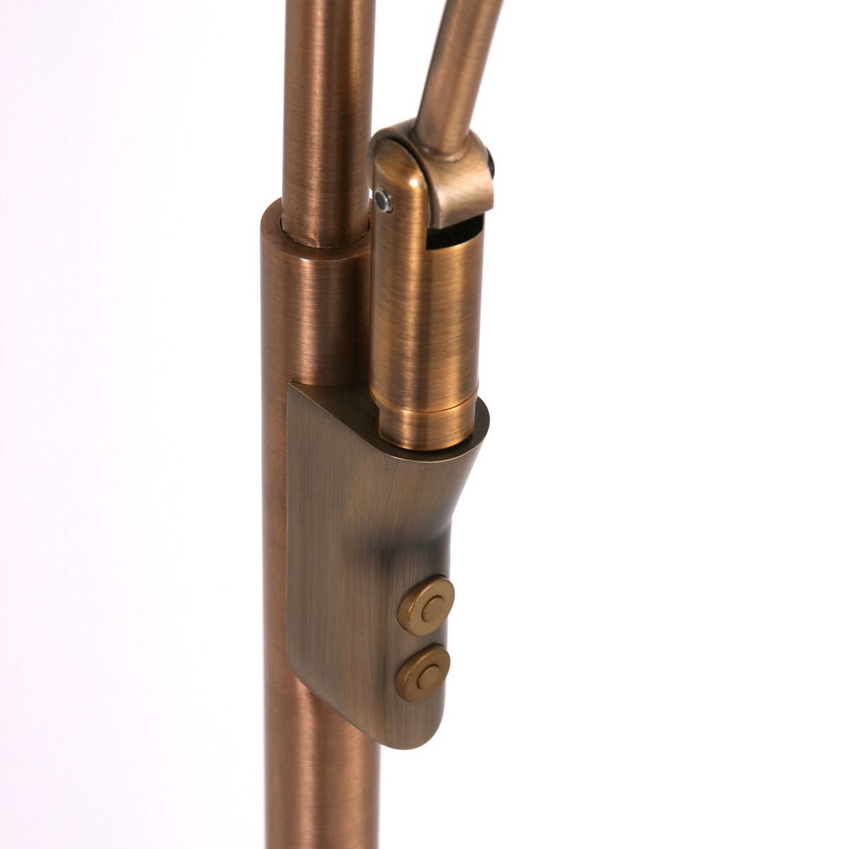 Lampadaire bronze avec liseuse - Zénith