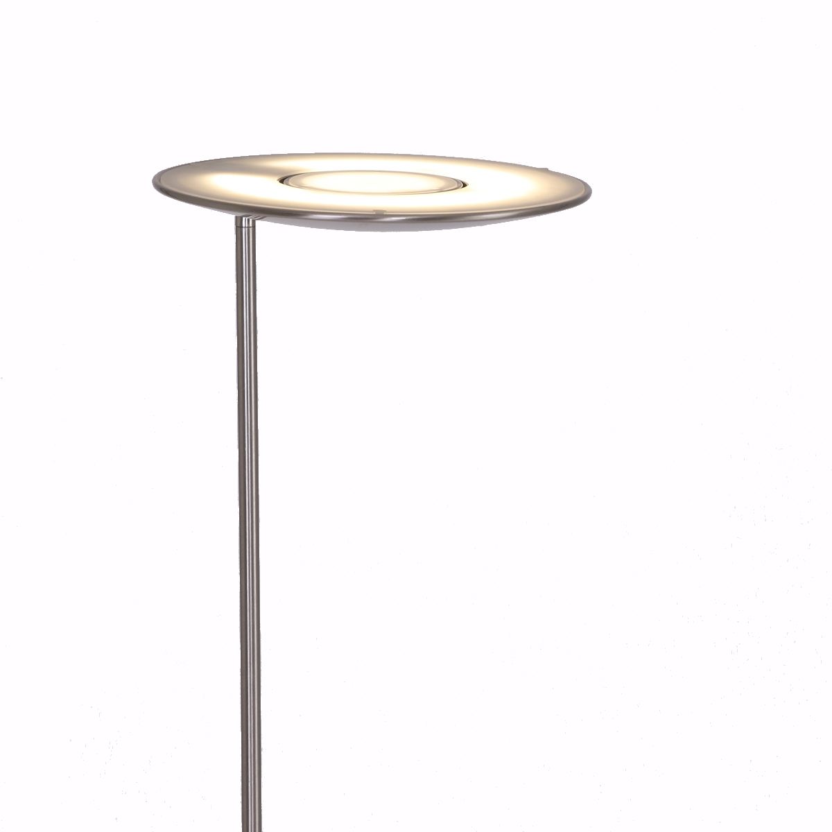 Lampadaire acier avec liseuse - Zénith