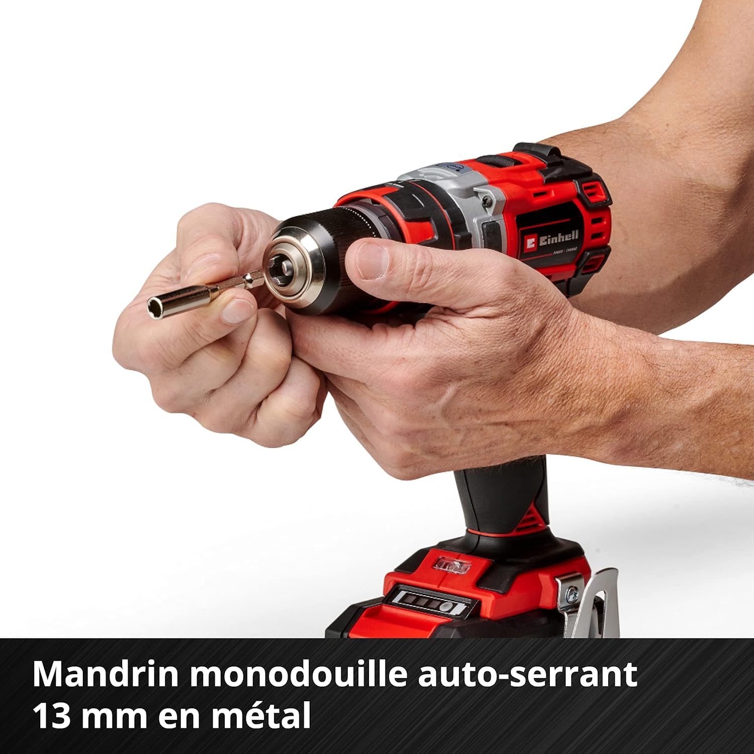 Perceuse Visseuse à percussion sans fil + 2 Batteries 2,0 Ah, un chargeur et un coffret