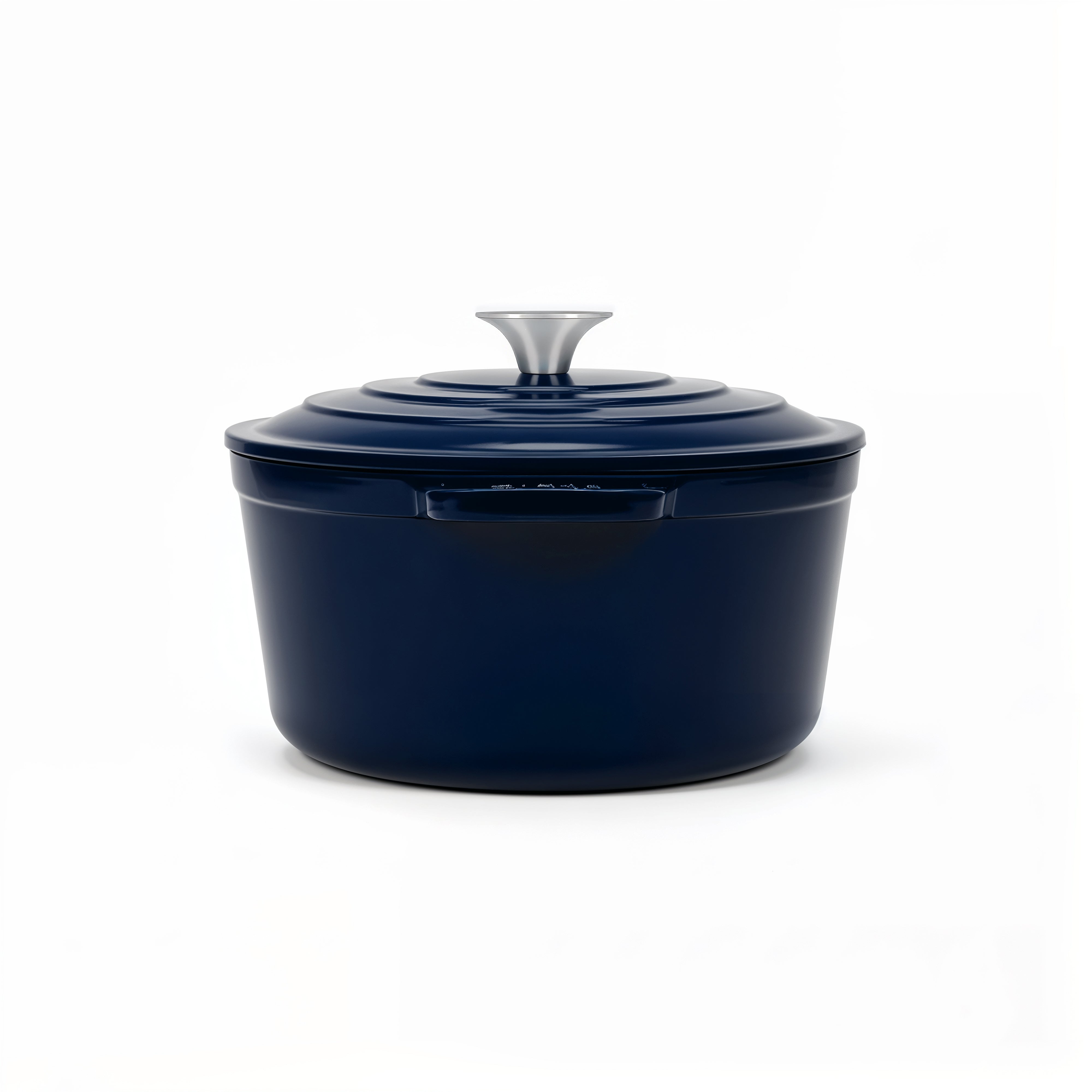Cocotte ovale en fonte 36cm bleue
