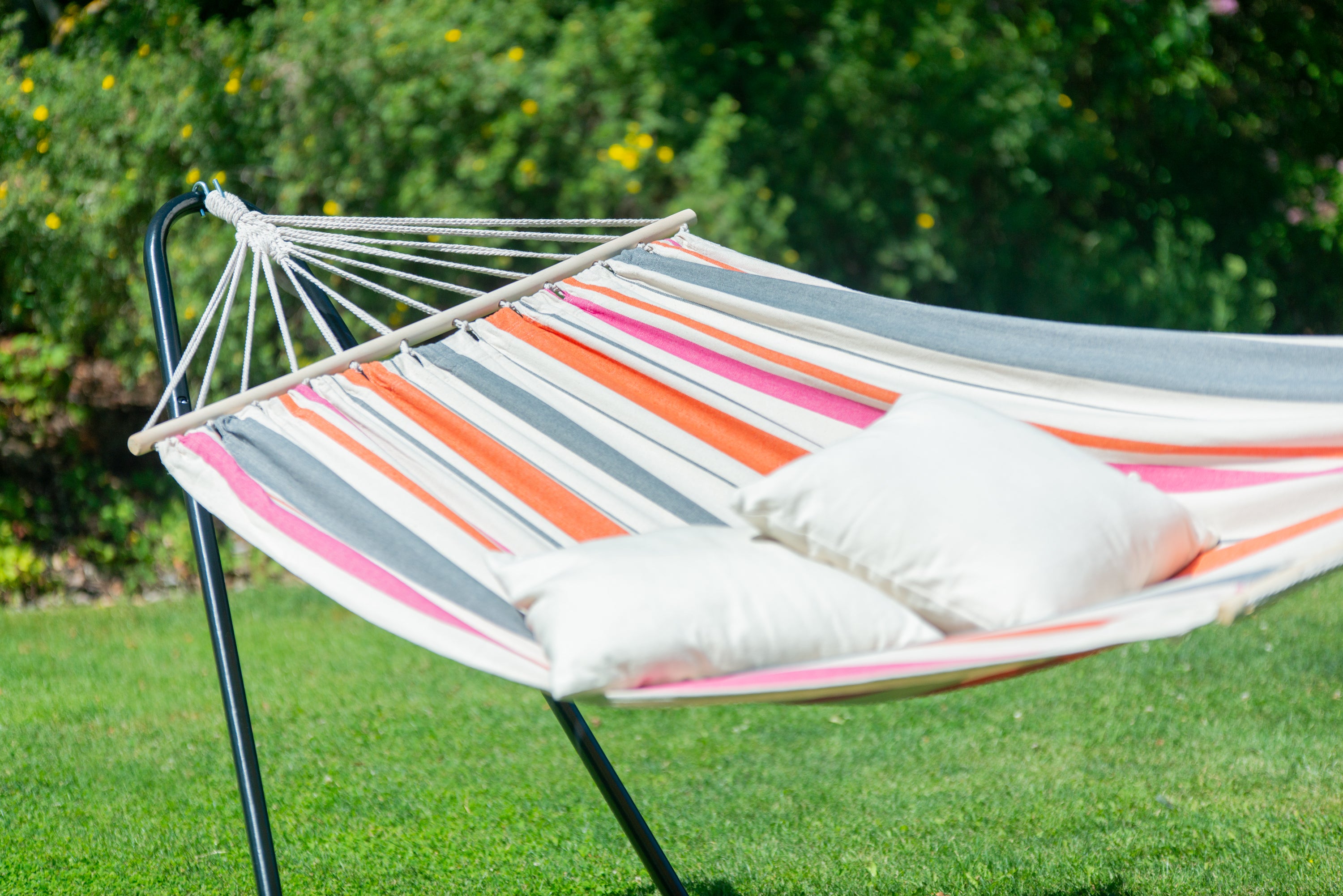 Hamac simple avec support en acier - La Siesta Pack Chillounge Sunrise