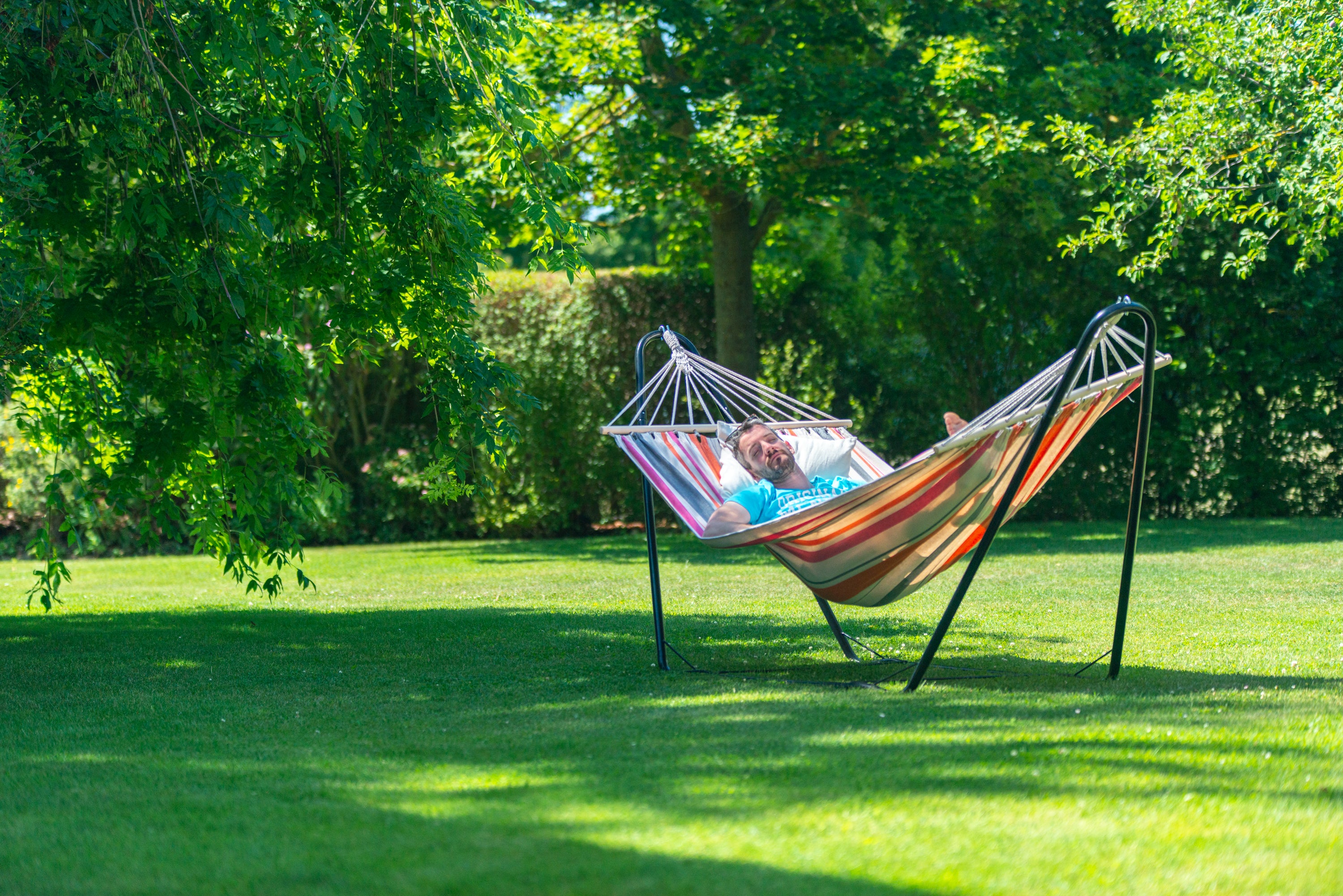 Support en acier pour hamac simple - La Siesta Chillounge Black