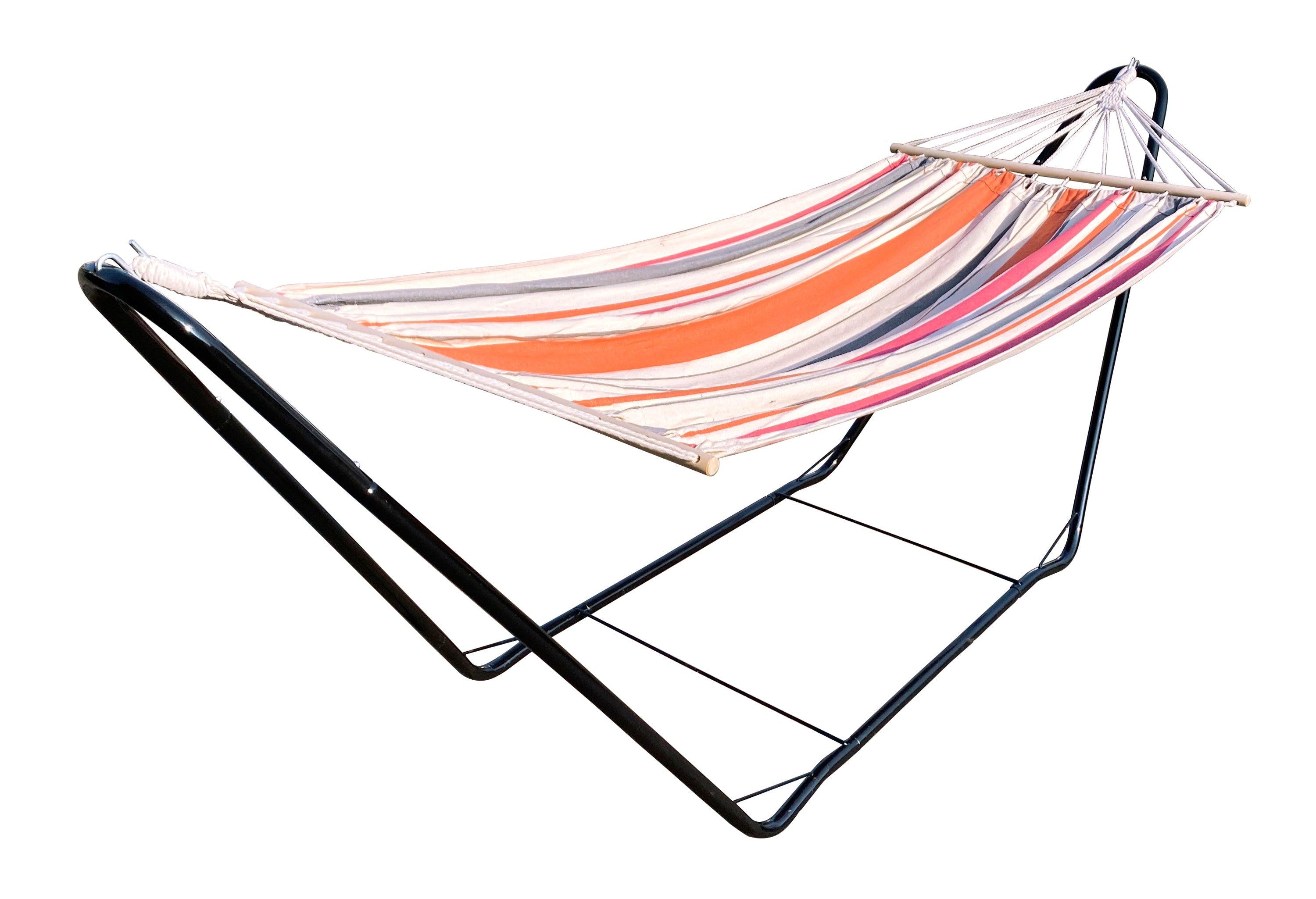 Hamac simple avec support en acier - La Siesta Pack Chillounge Sunrise