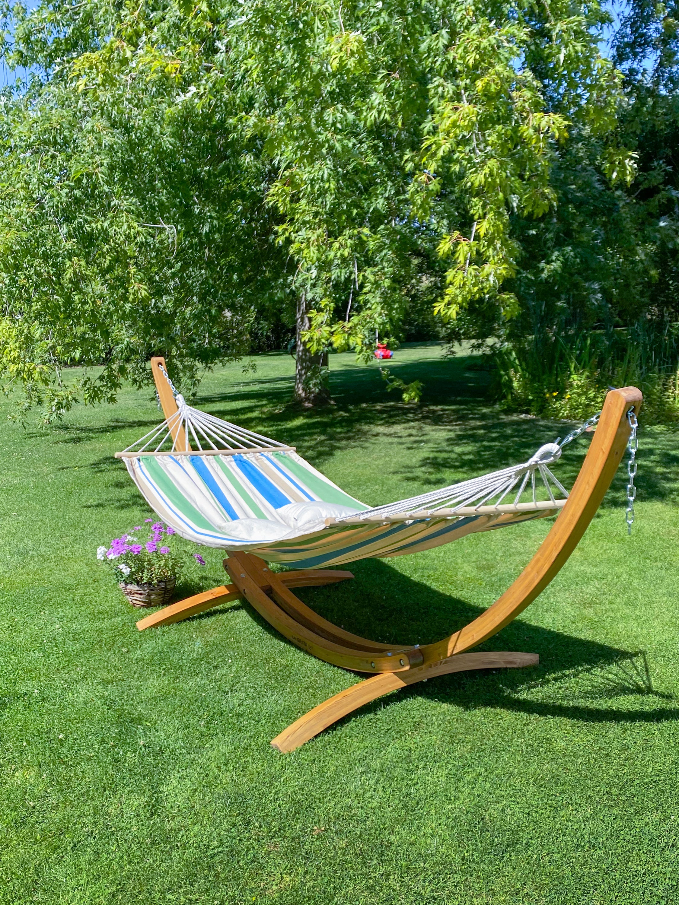 Hamac à barres Chillounge Single - La Siesta Green Bay