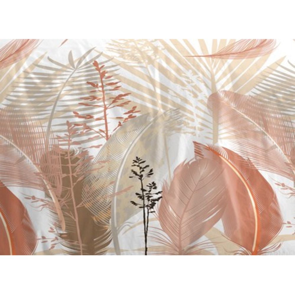 Parure de couette 3 pièces "Louna" 260 x 240 cm Plumes Multi