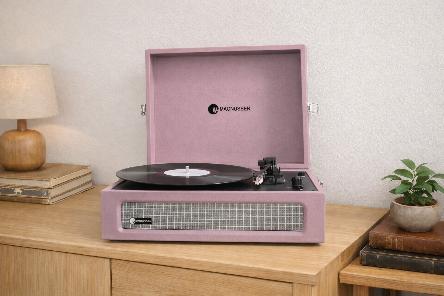 Platine vinyle T1 - rose