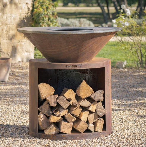Brasero plancha Ellipse 80 Corten