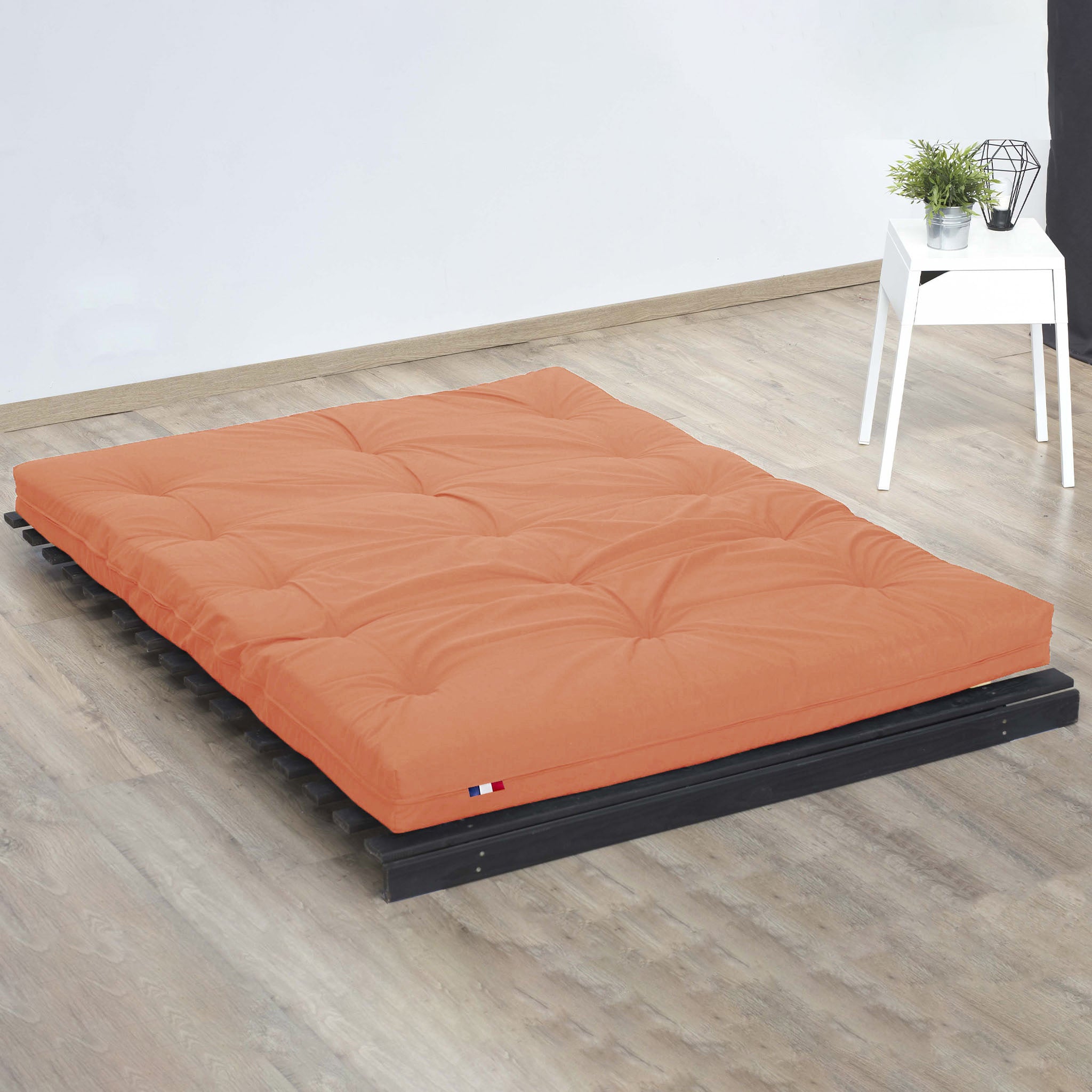 Matelas futon latex et fibres - Goyave - 90 x 190 cm