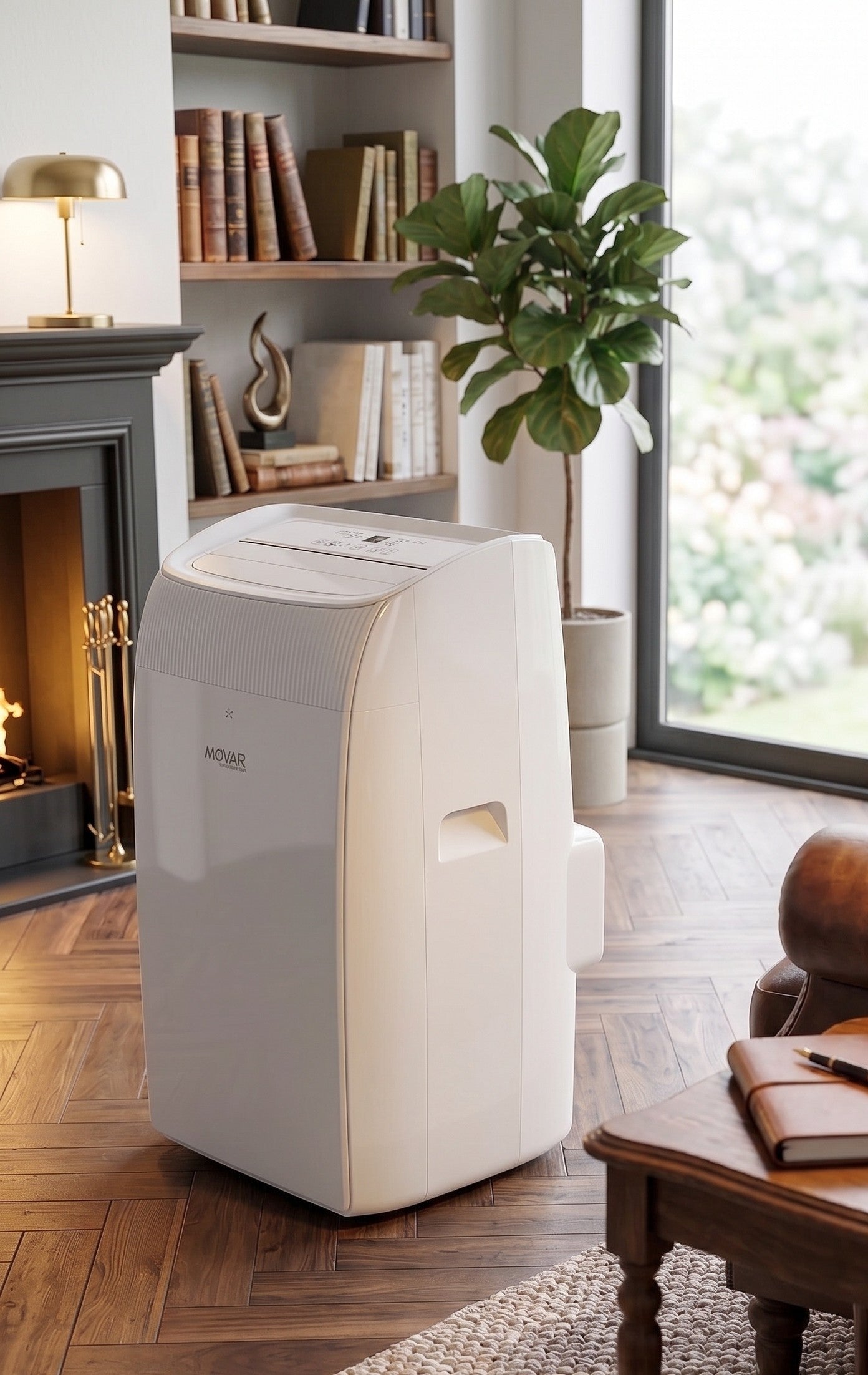 Climatiseur Mobile Blanc reversible Chaud/Froid  12000BTU Classe A