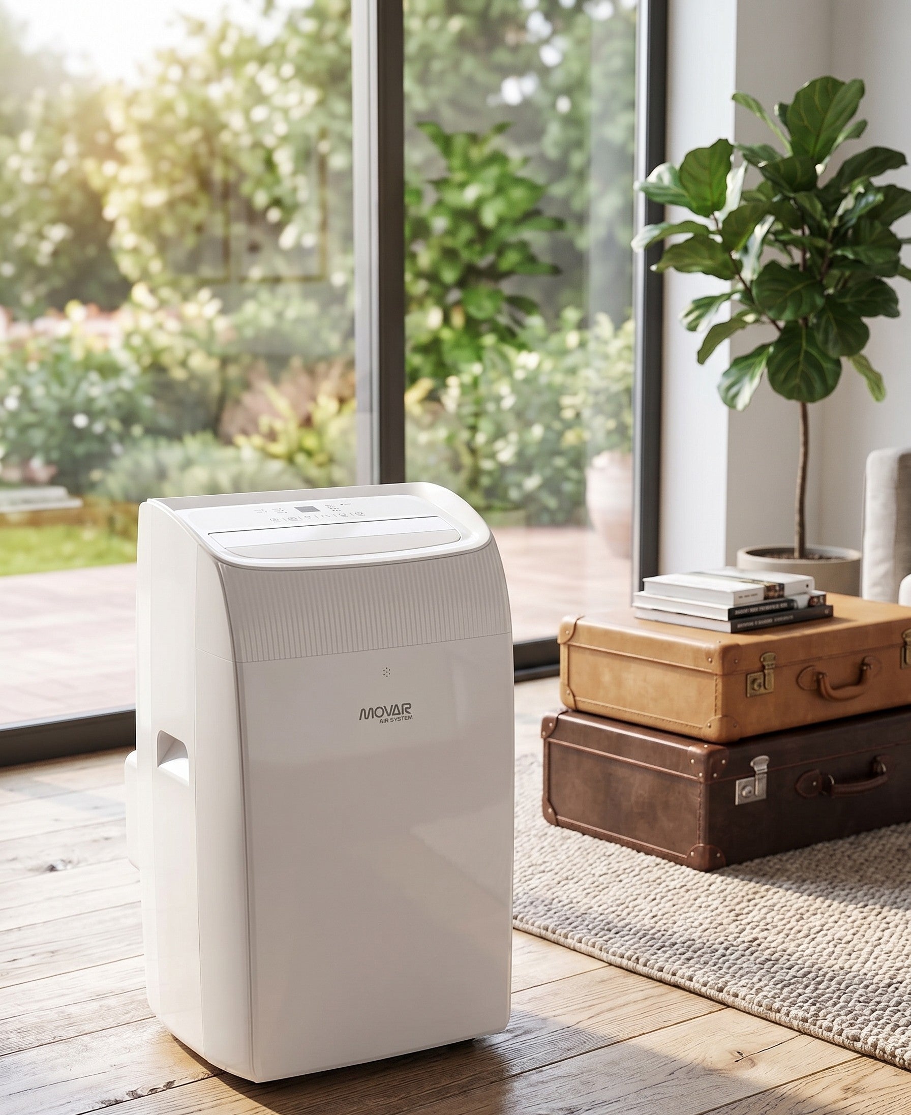 Climatiseur Mobile Blanc reversible Chaud/Froid  12000BTU Classe A