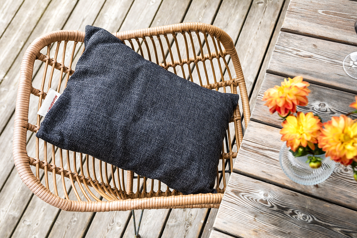 Pack de 2 coussin chauffants infrarouge sans fil avec batterie - Gris foncé