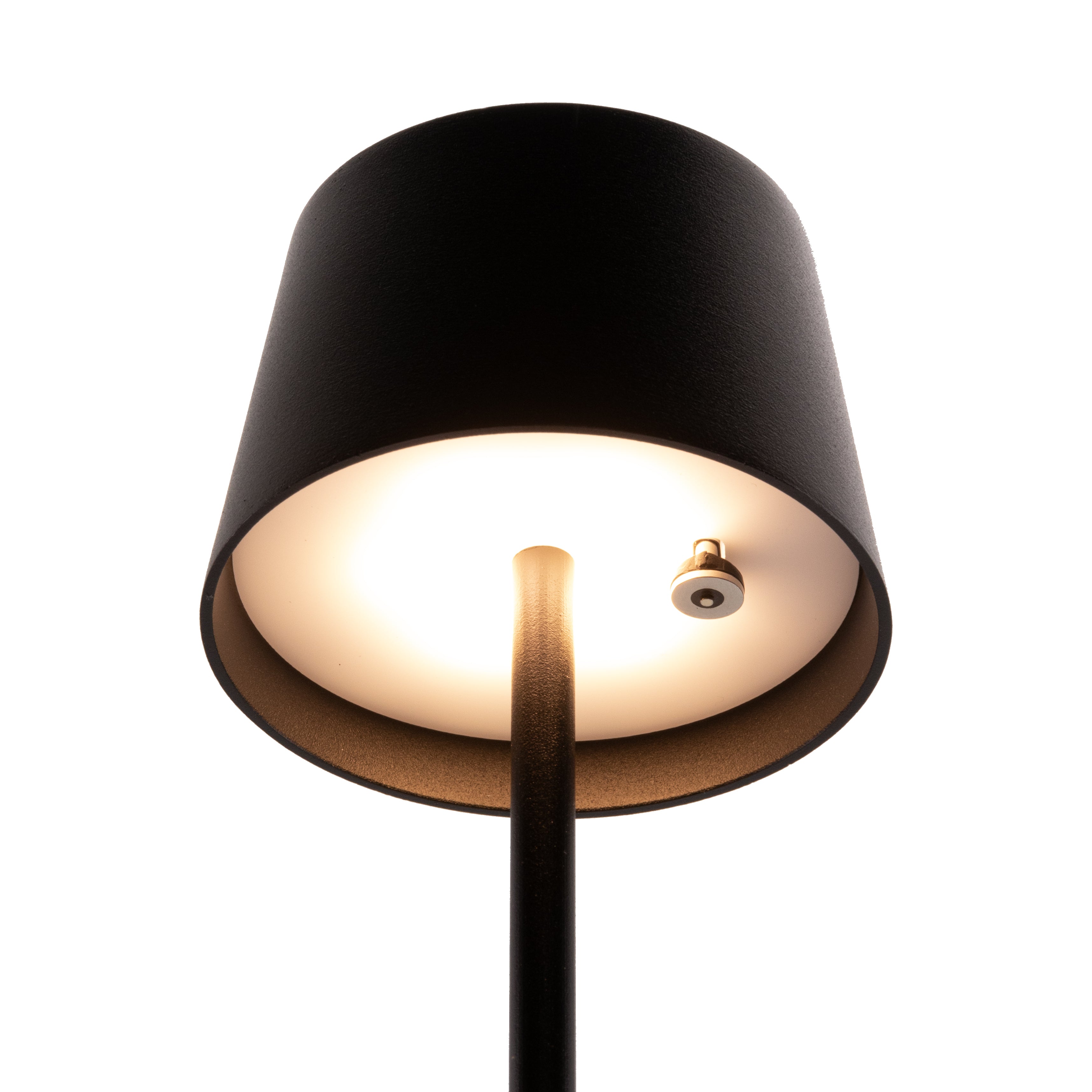 Pack 2 lampes de table LED sans fil rechargeables - Monte Carlo - noires - intérieur & extérieur