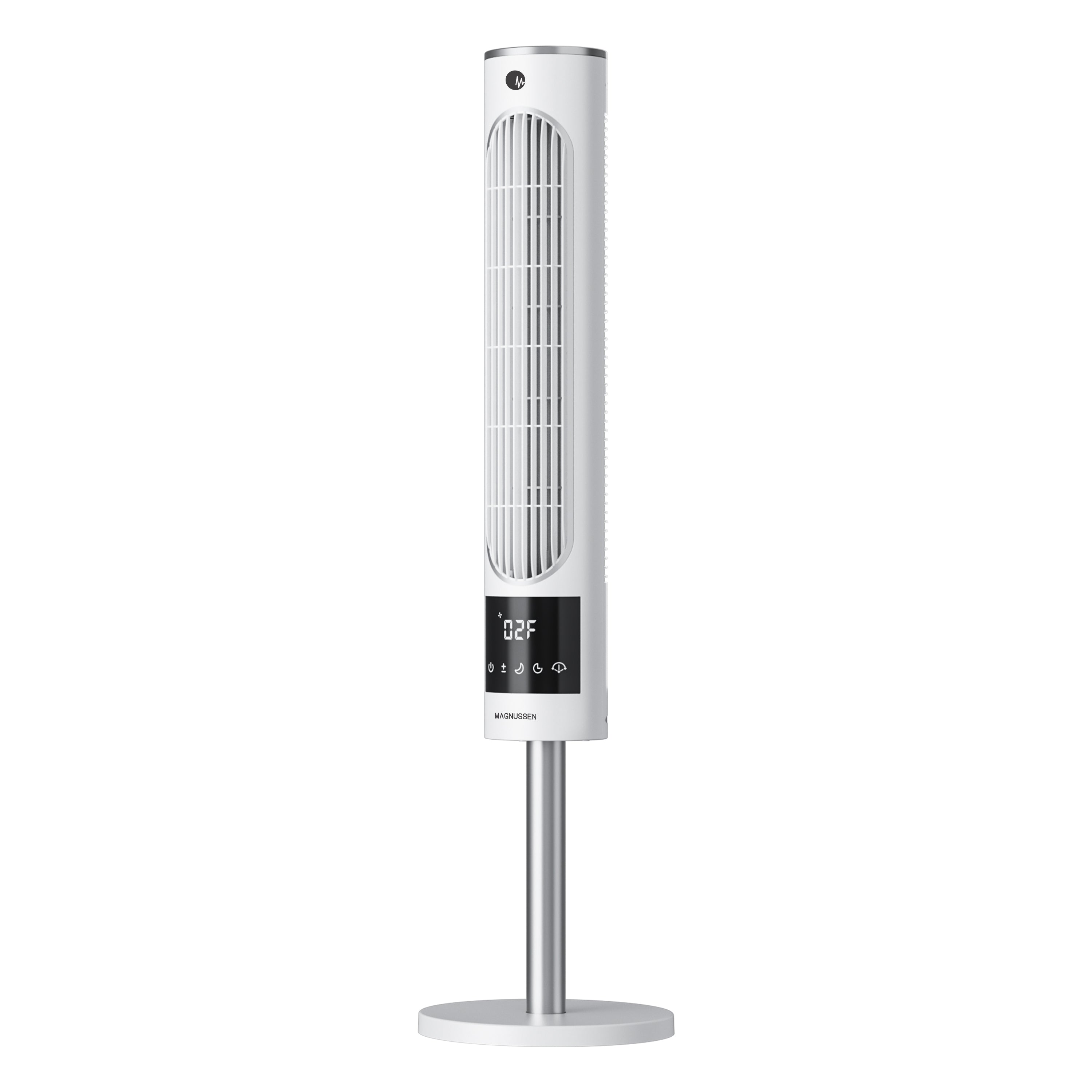 Ventilateur colonne portable blanc