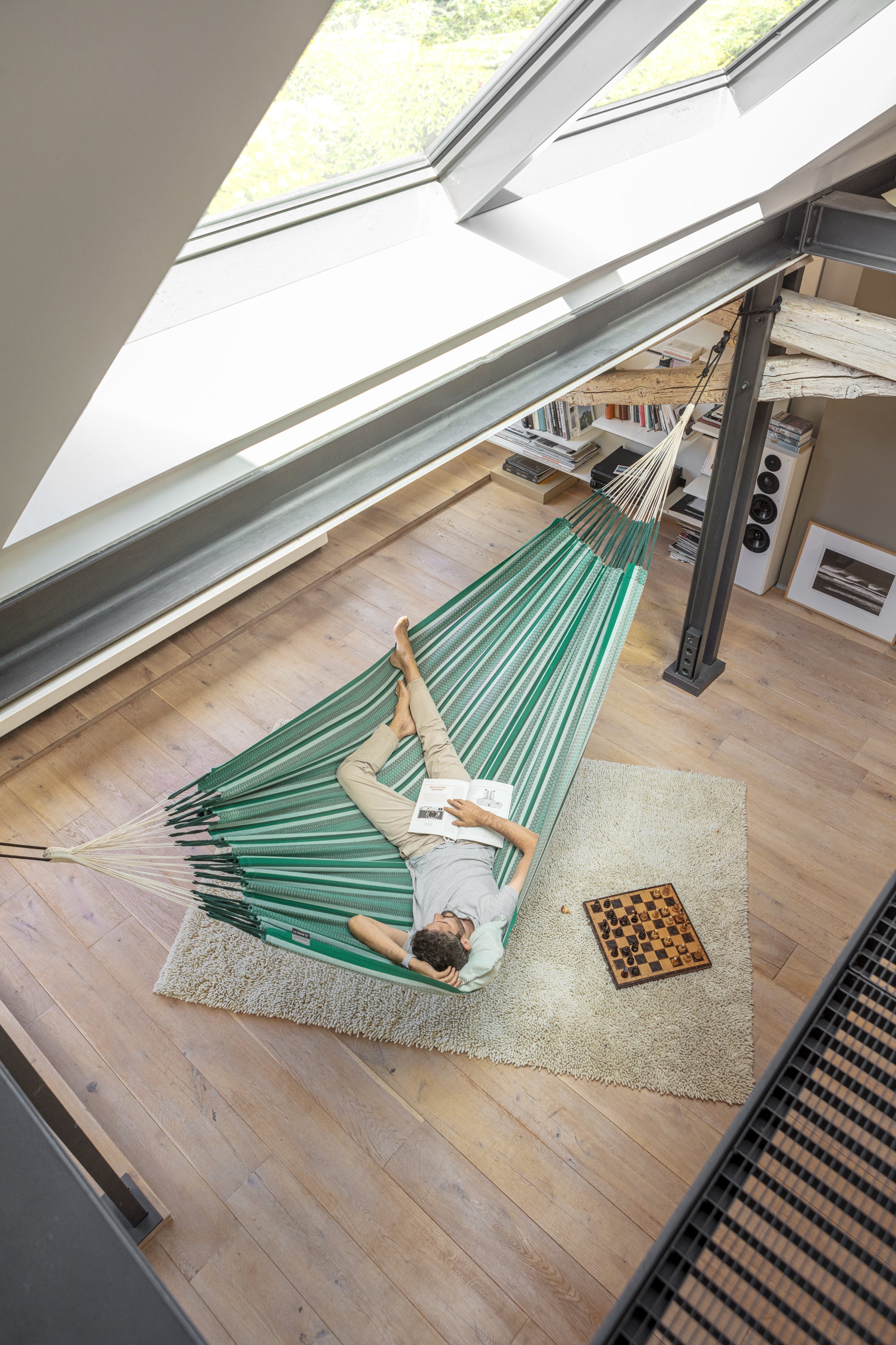 Hamac kingsize en coton biologique - La Siesta Modesta Agave