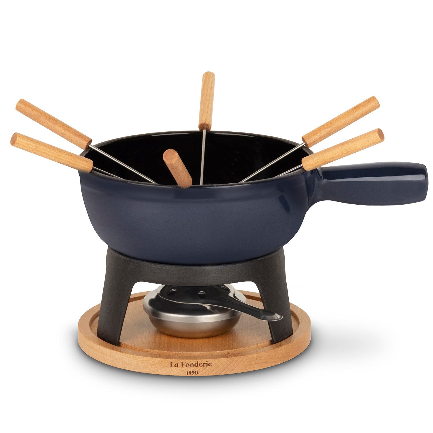 MONT JOUX Service à fondue en fonte 6 personnes