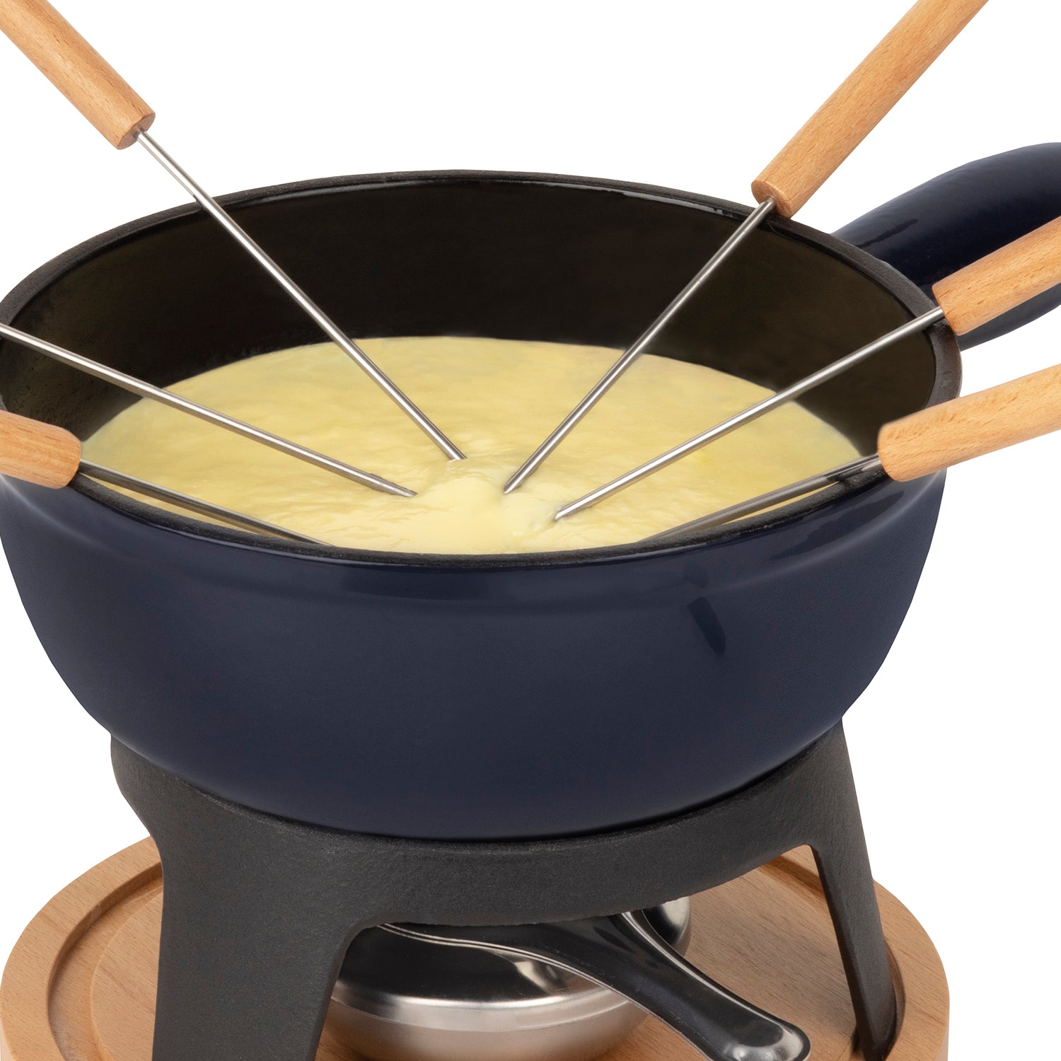 MONT JOUX Service à fondue en fonte 6 personnes