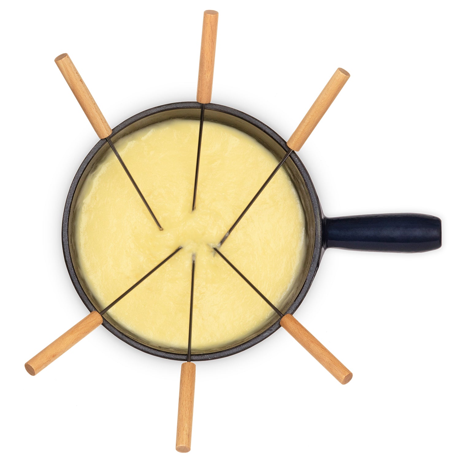 MONT JOUX Service à fondue en fonte 6 personnes