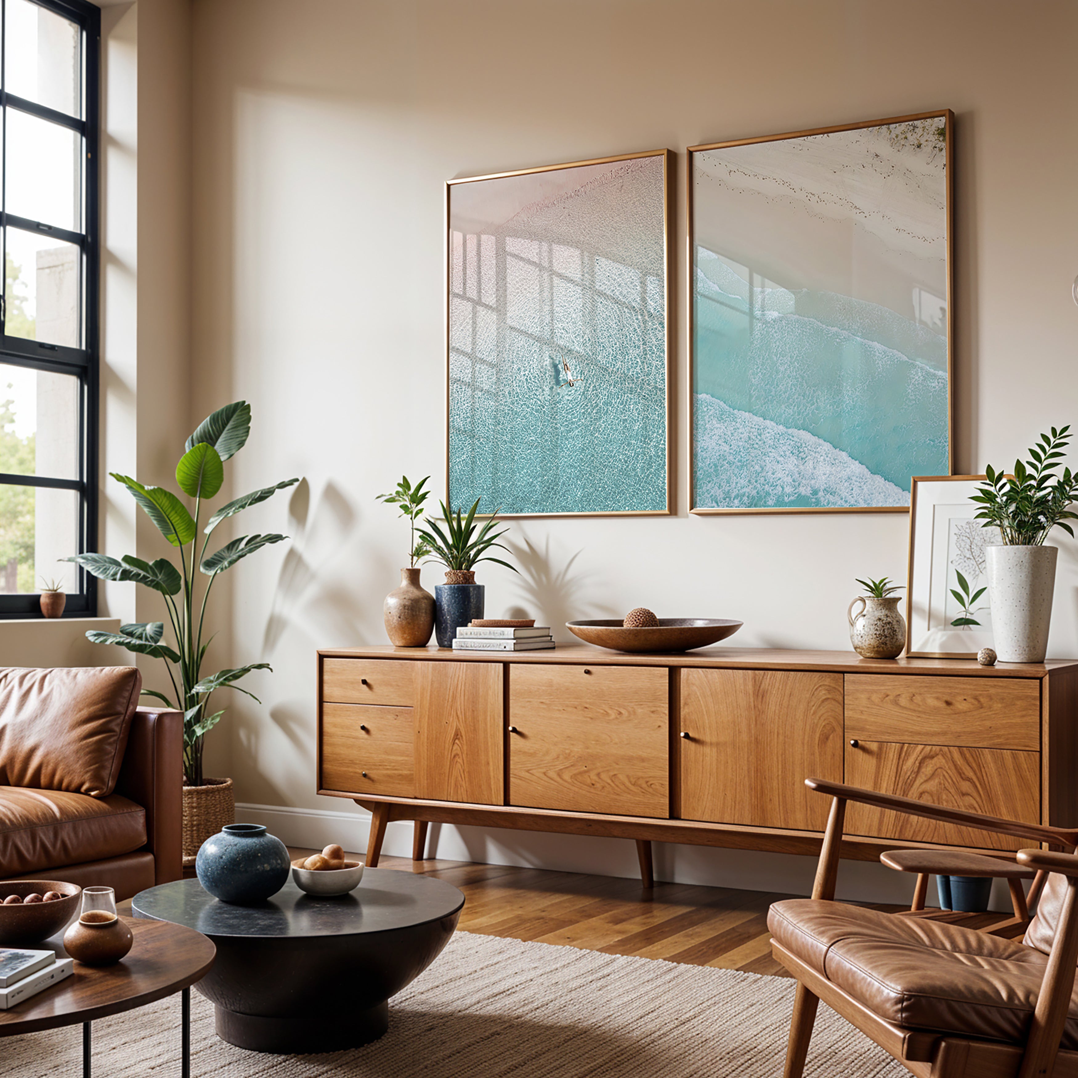 Lot de 2 affiches décoratives 143
