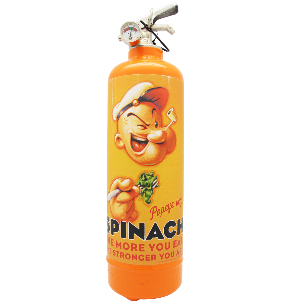 Extincteur  1kg SPINACH POPEYE ORANGE