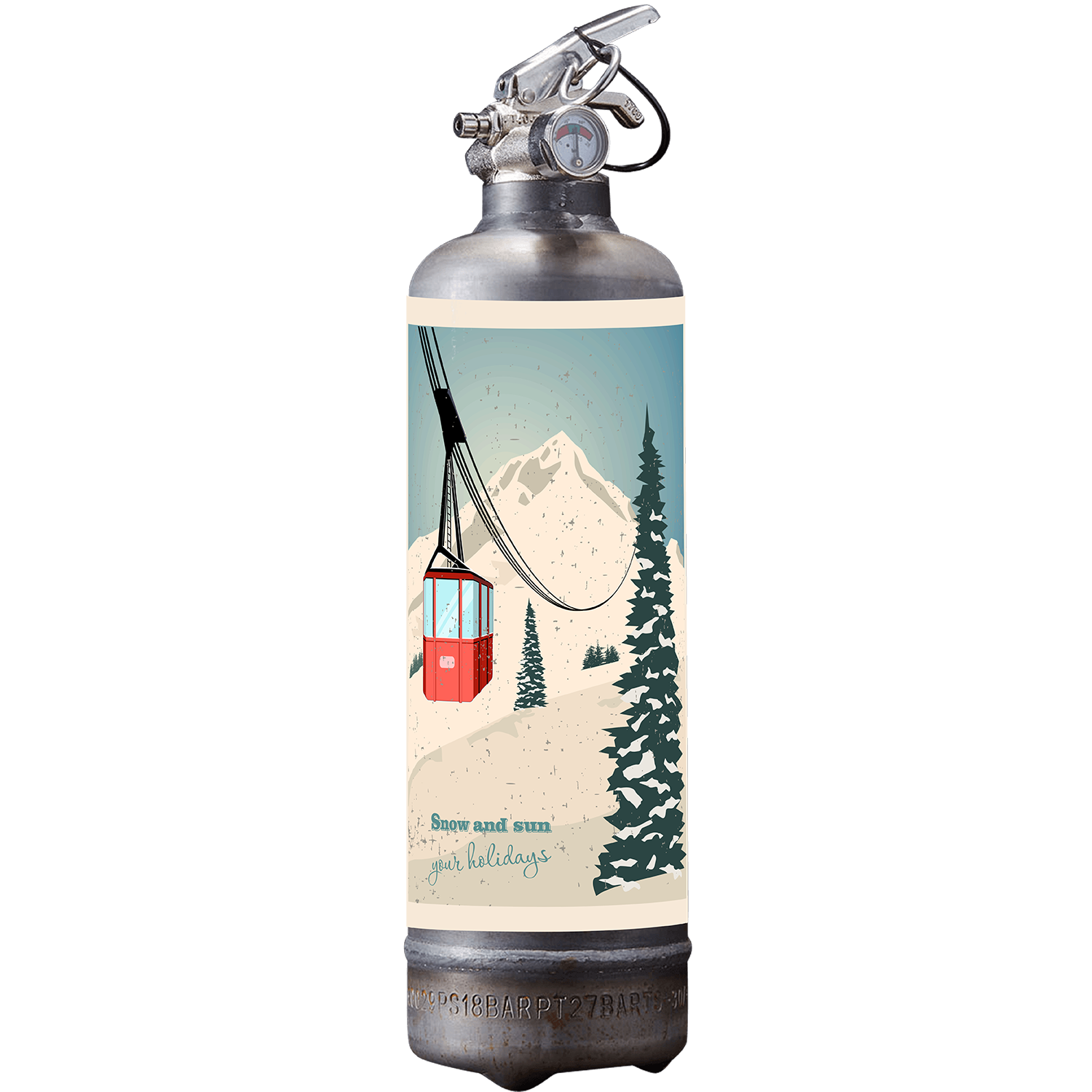 Extincteur  1kg SNOW AND SUN BRUT