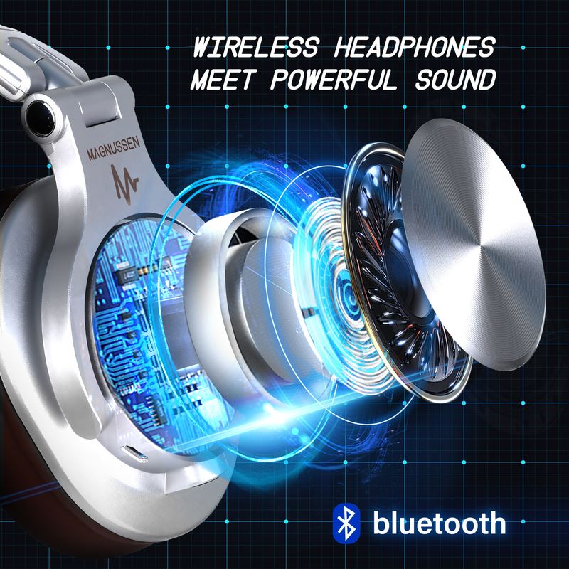 Casque Bluetooth H6 – Son haute fidélité & 72 h d'autonomie - doré
