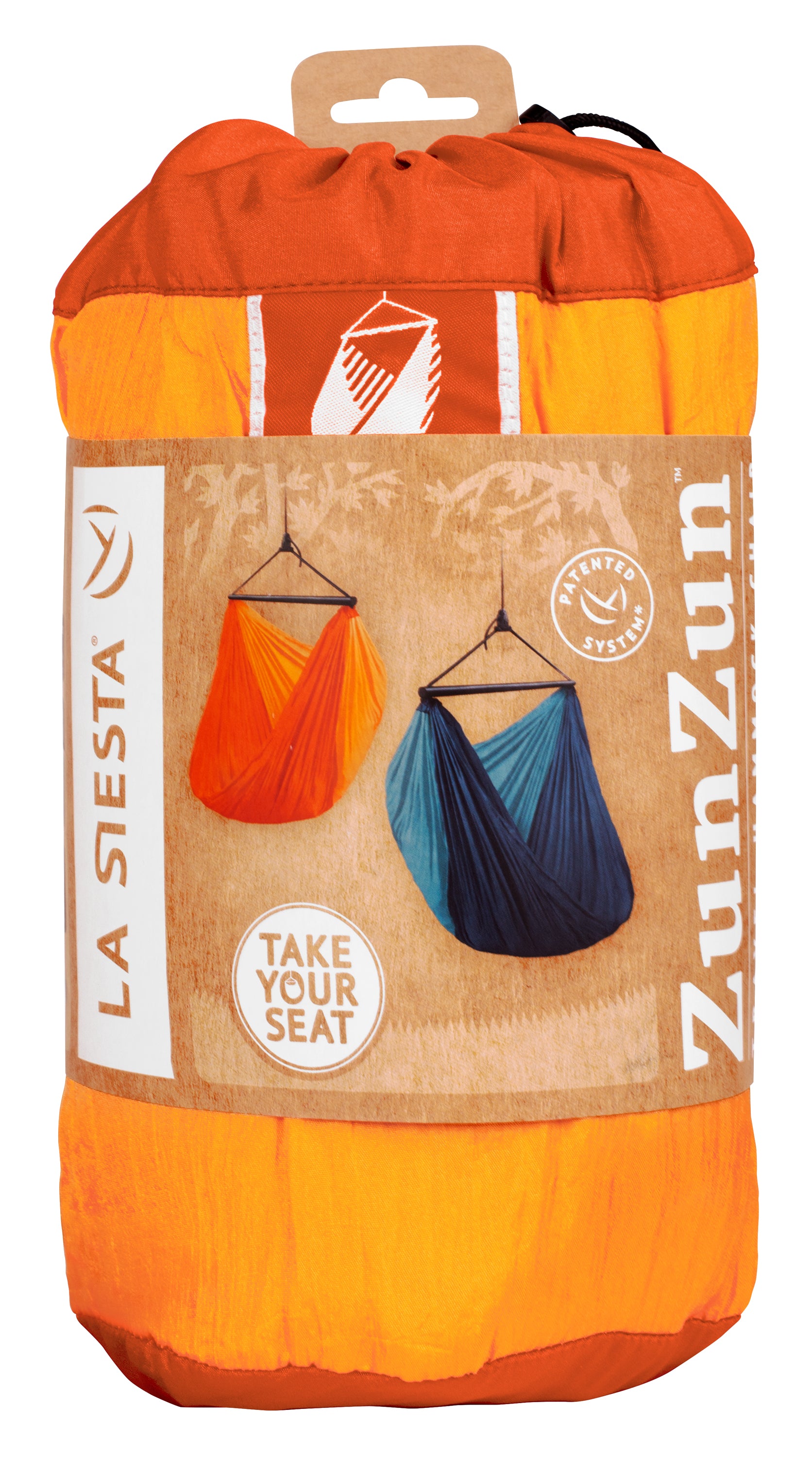 Chaise-hamac de voyage avec fixation incluse - La Siesta ZunZun Sunrise