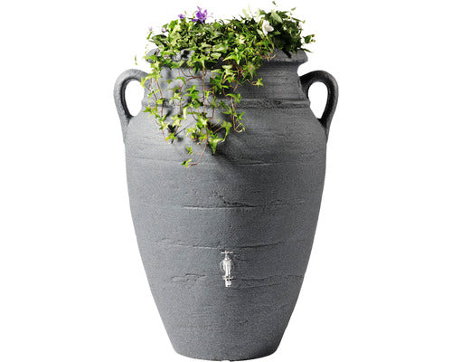 Récupérateur d´eau de pluie - Réservoir Antik amphore 600 L - Gris granite