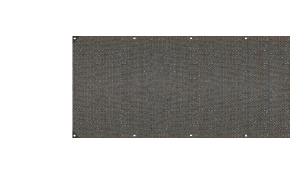 Brise vue occultant 1.8x10 m 300 gr/m² gris