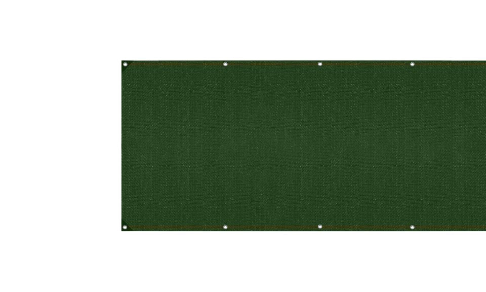 Brise vue occultant  1.5x10 m 300 gr/m² vert