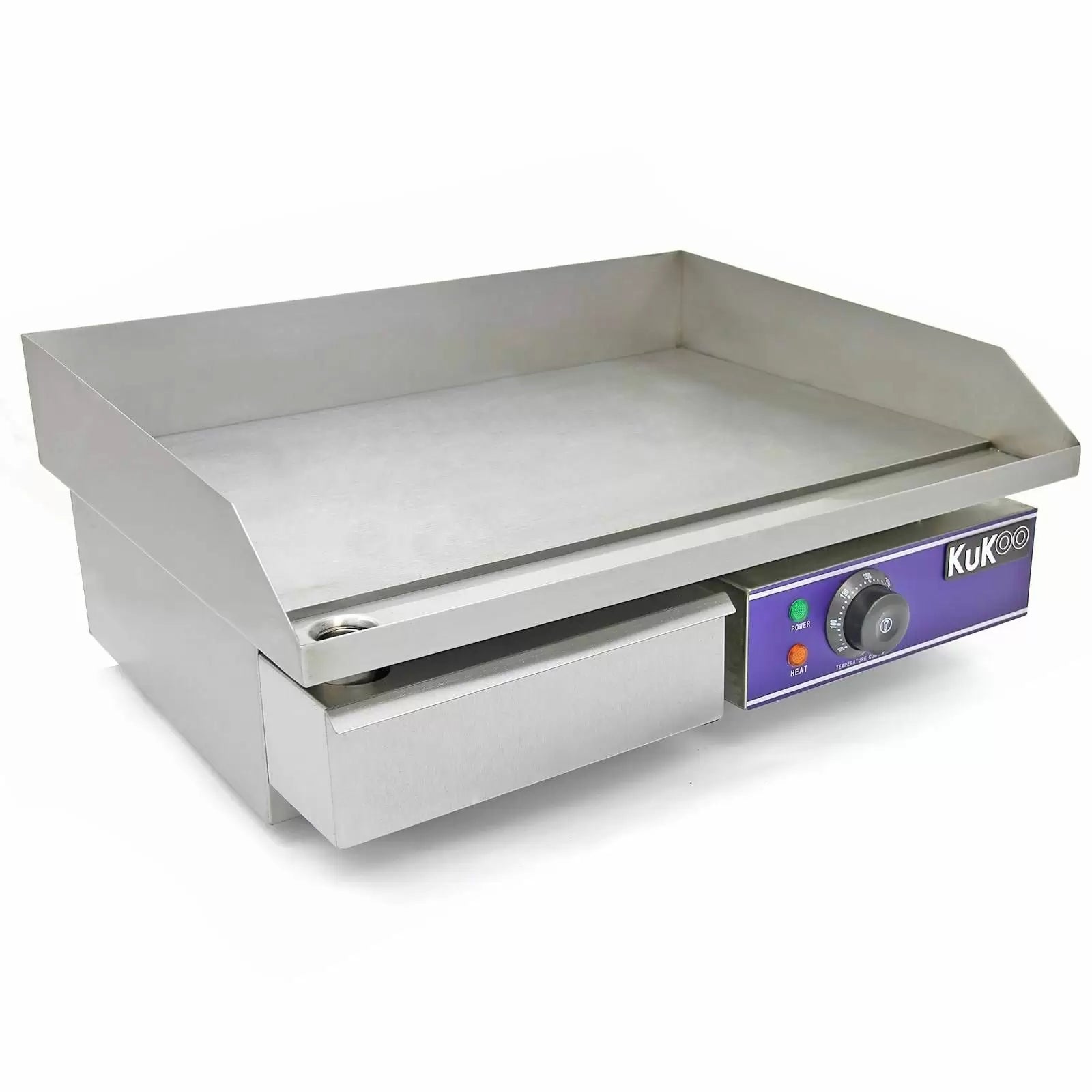 Kukoo plancha  acier inoxydable de 50 cm