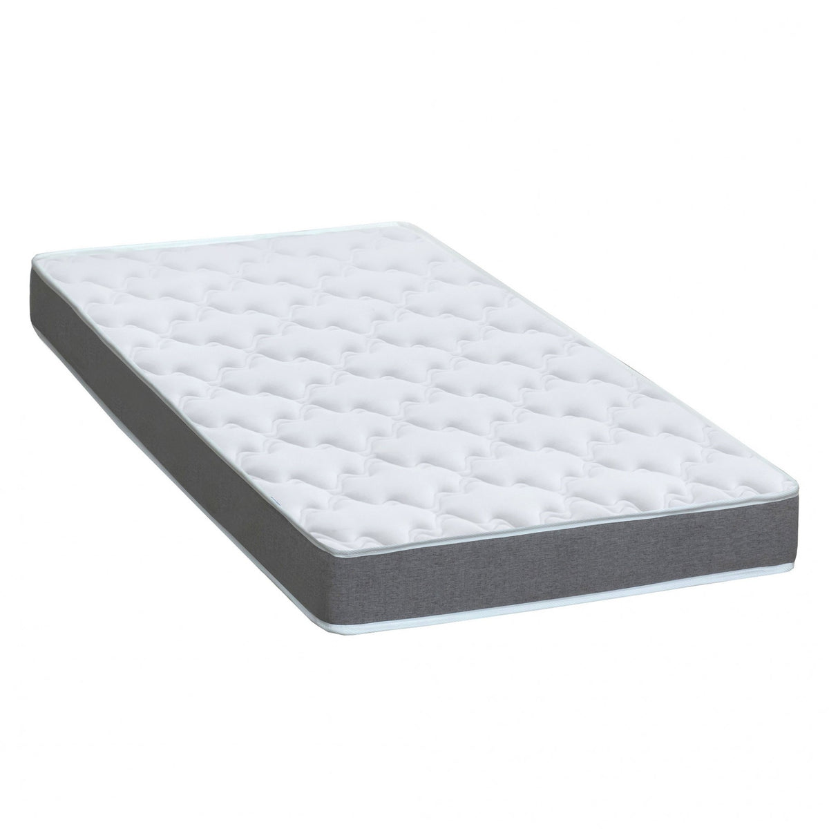 Ensemble lit électrique relaxation multi lattes + Matelas Mousse à mémoire de forme Couleur Beige 2x80 x 200